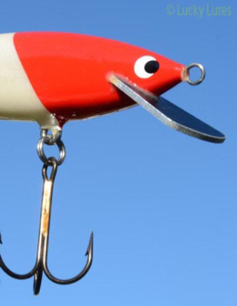 Turus Ukko Original Wobbler, Länge: 20 cm, Farbe: Red Head rot/weiss 155